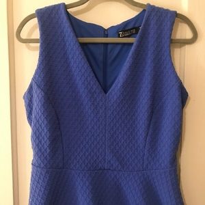 Periwinkle Peplum sleeveless blouse